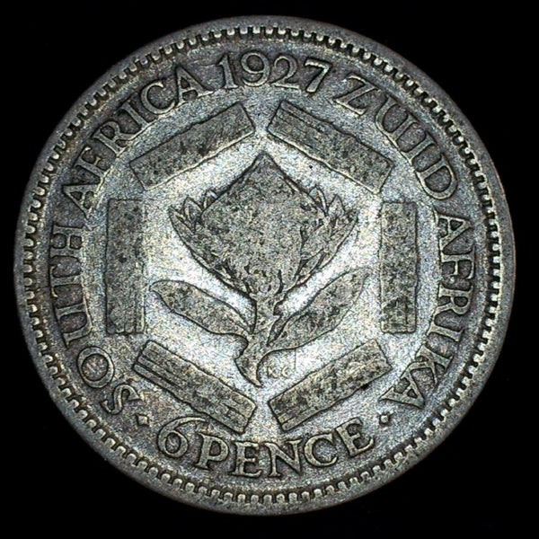 South Africa. Sixpence. 1927