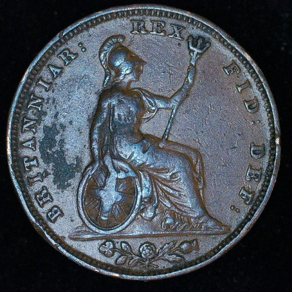 George IV. Farthing. 1826. 2nd type