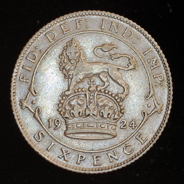 George V. Sixpence. 1924