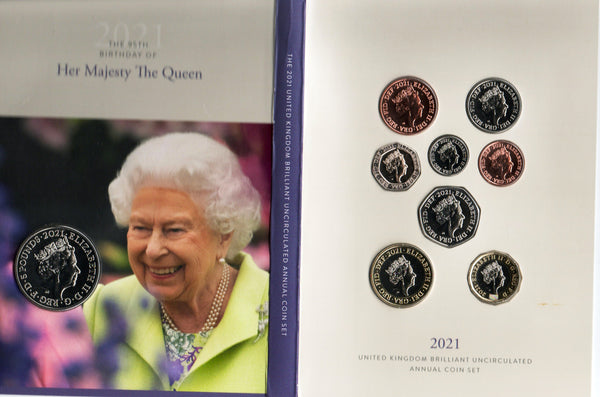 Royal Mint 2021 UK uncirculated coin set