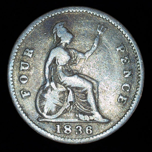 William IV. Four Pence. 1836. A selection.