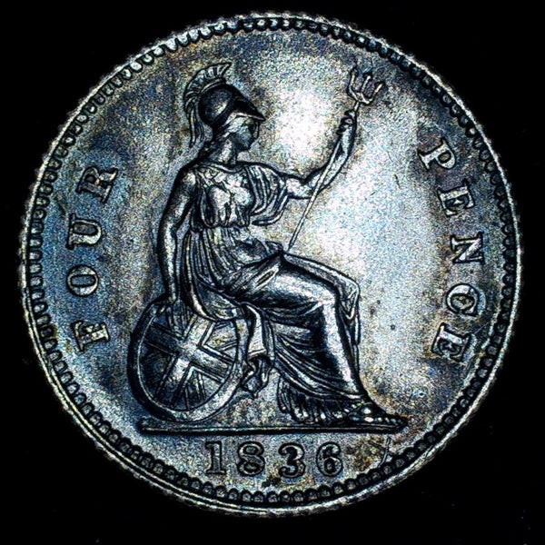 William IV. Four Pence. 1836. A selection.