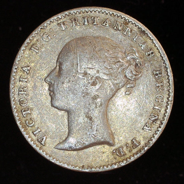 Victoria. Threepence. 1843