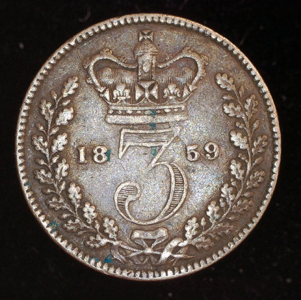 Victoria. Threepence. 1859