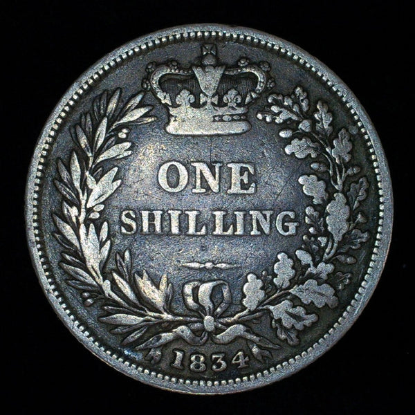 William IV. Shilling. 1834. A selection