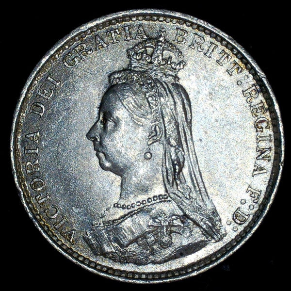 Victoria. Threepence. 1887 Jubilee head. A selection.