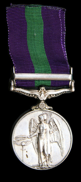 General Service 1918-62, 1 clasp, Malaya. Webb. R.A.
