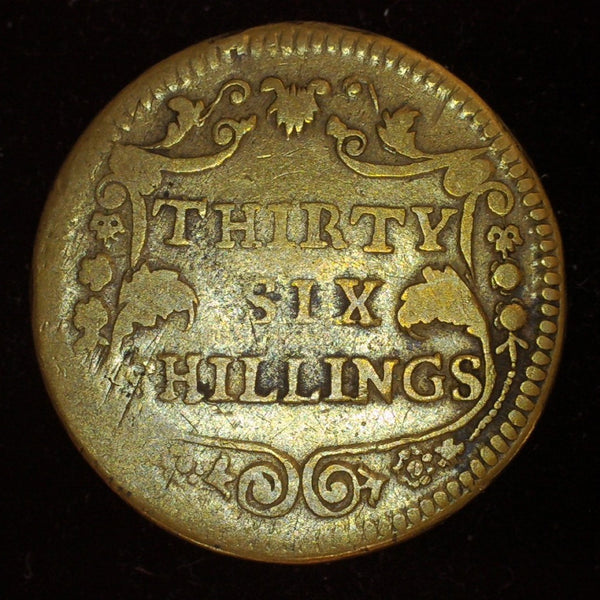 George II. Coin Weight. Thirty six Shillings