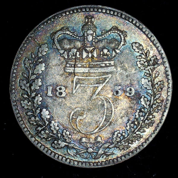 Victoria. Threepence. 1859