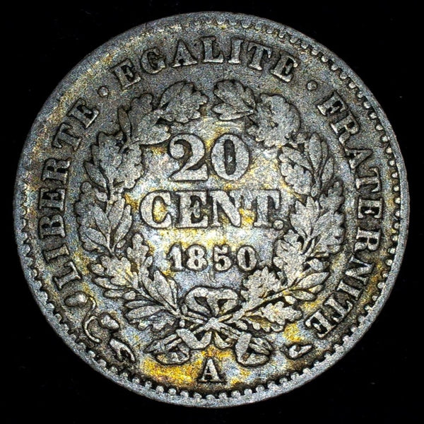France. 20 Centimes. 1850 A