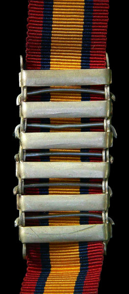 Queens South Africa. Medal clasps. Miniature.