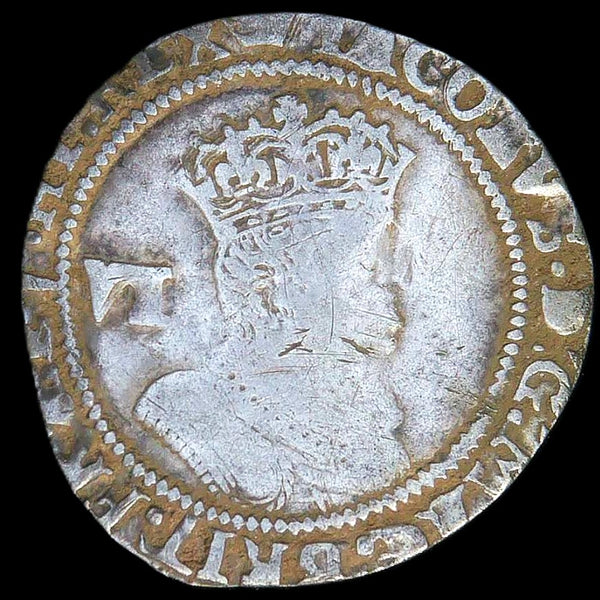 James I. Sixpence. 1609.