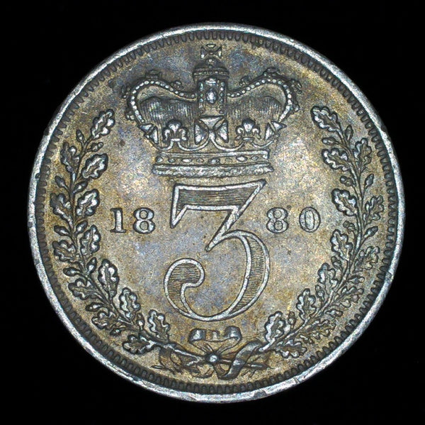 Victoria. Threepence. 1880