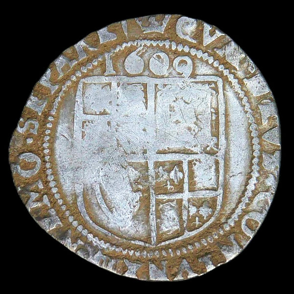 James I. Sixpence. 1609.