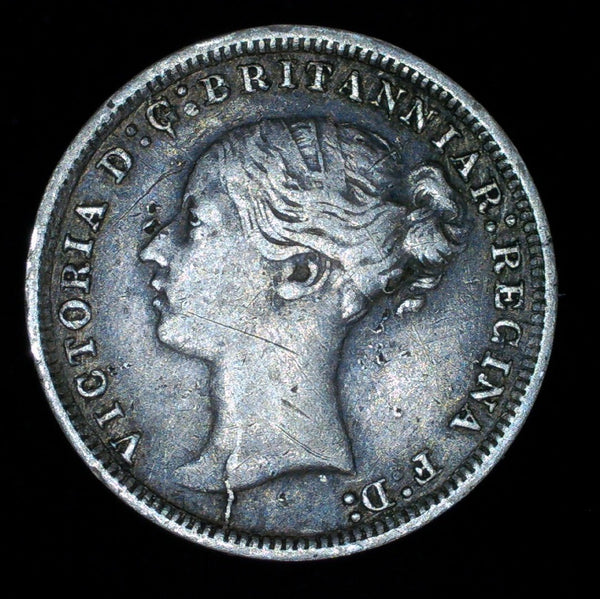 Victoria. Threepence. 1871