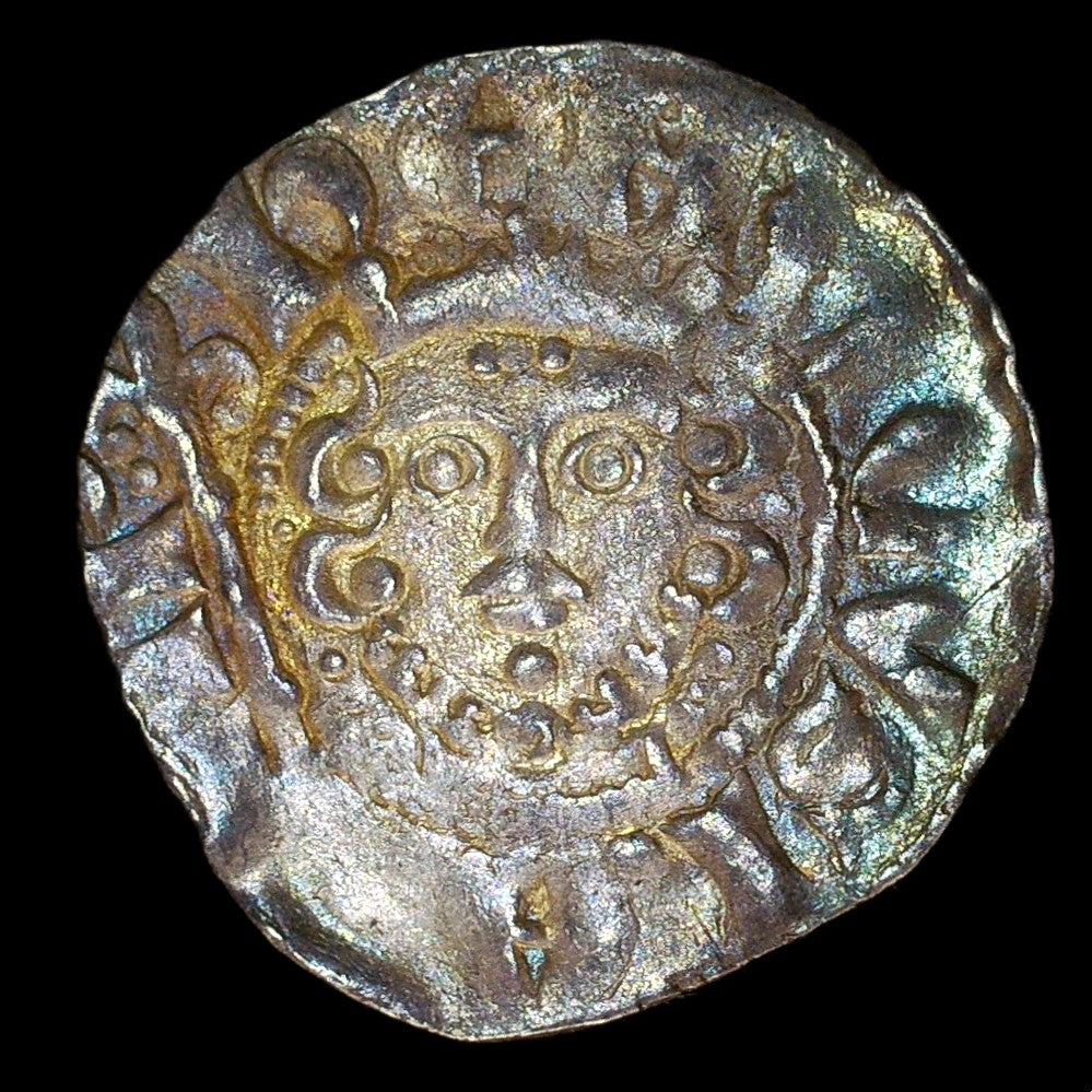 Henry III. Penny. 1250-1272.  Canterbury mint. Brussels hoard.