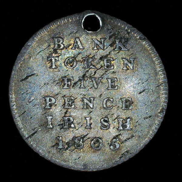 Ireland. Five Pence Bank Token. 1805