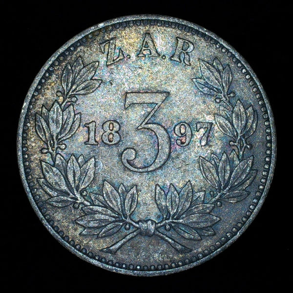 South Africa. Three Pence. 1897