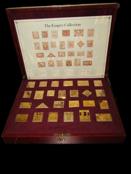The Empire Collection. Silver gilt ingot set.