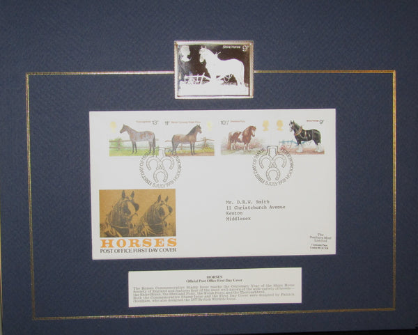 The Post Office silver stamp & FDC set. 1978