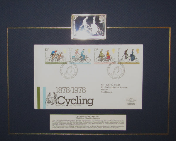 The Post Office silver stamp & FDC set. 1978