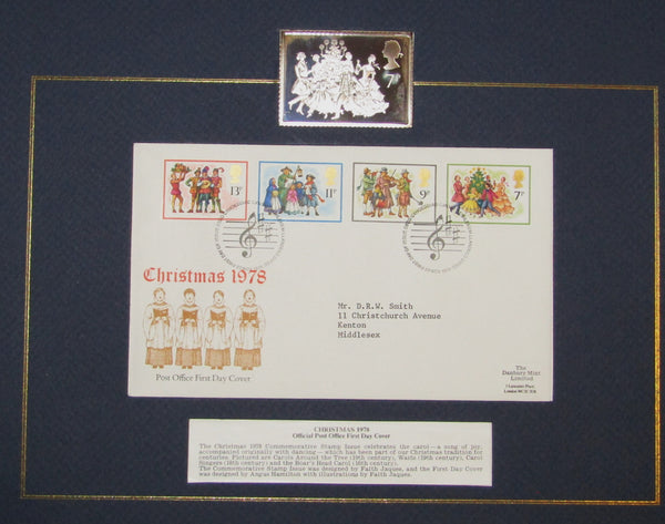 The Post Office silver stamp & FDC set. 1978