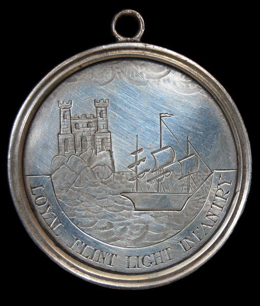 Loyal Flint Light Infantry. Shooting prize medal. 1805