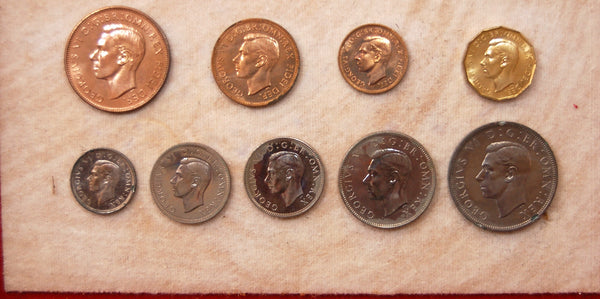 Royal Mint. 9 coin UK proof set. 1950