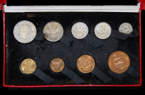 Royal Mint. 9 coin UK proof set. 1950