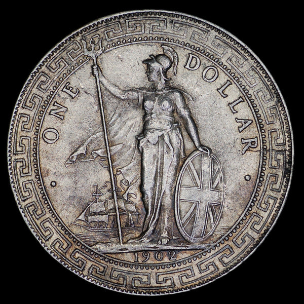 Hong Kong (Great Britain). Trade Dollar. 1902 B