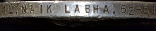 WW1 BWM & GSM pair. Labha. 52 Sikhs FF.