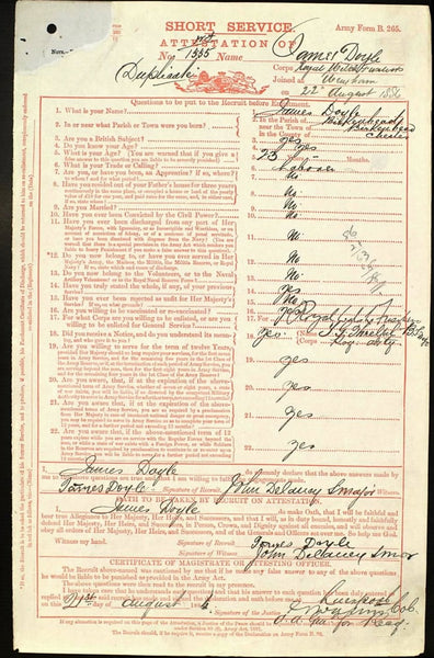 India General Service 1854-95, Hazara 1891. Doyle. R.W. Fus