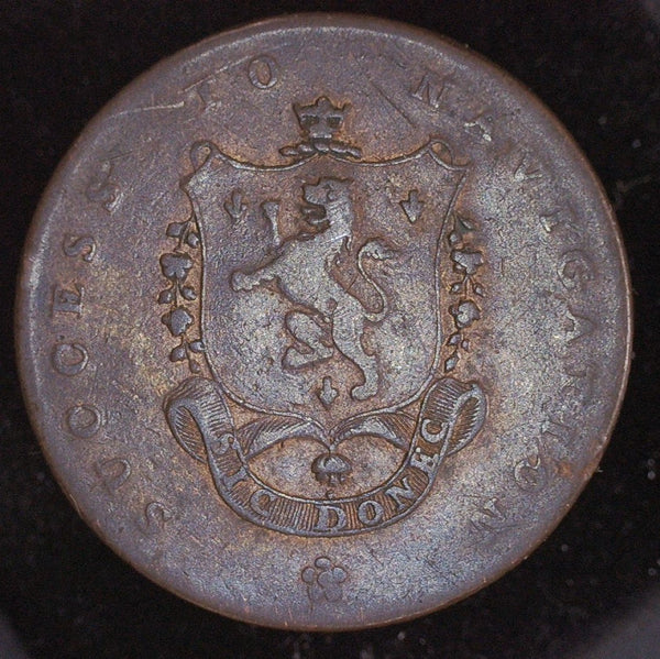 Lancashire. Manchester. Half Penny token. 1793. Fielding