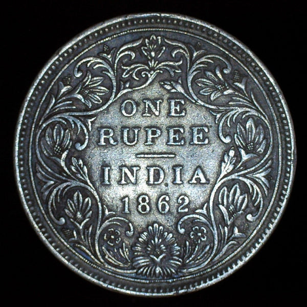 India. (British) One Rupee. 1862