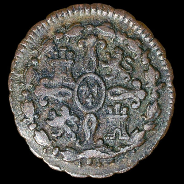 Spain. 2 Maravedis. 1787