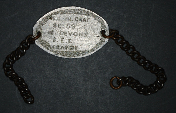 WW1 pair to GRAY. Wiltshire Regt/Devonshire Regt.