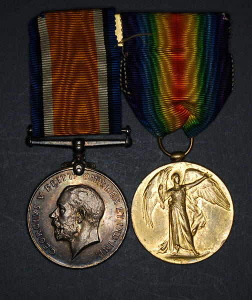 WW1 pair to GRAY. Wiltshire Regt/Devonshire Regt.
