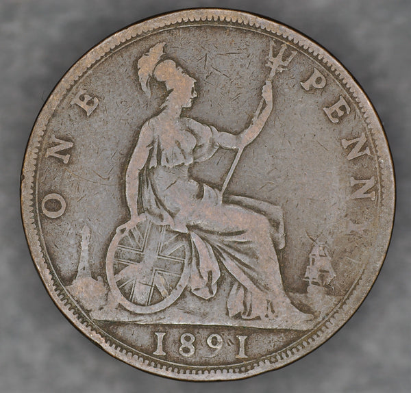 Victoria. Penny. 1891