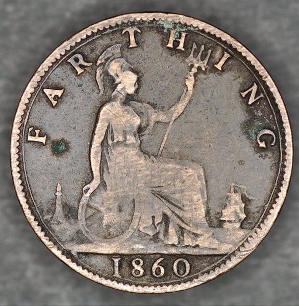 Victoria. Farthing. 1860