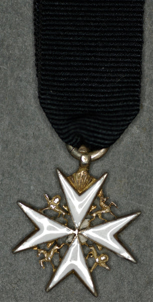 Miniature Order of St John. Dame of Grace shoulder badge.