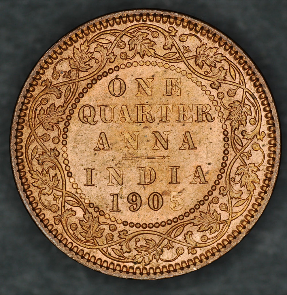 India Quarter Anna 1905 Coins4all india-quarter-anna-1905-coins4all