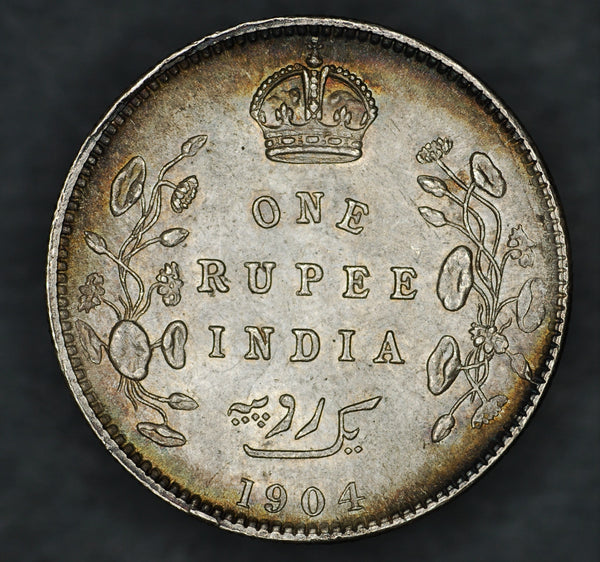 India. Rupee. 1904