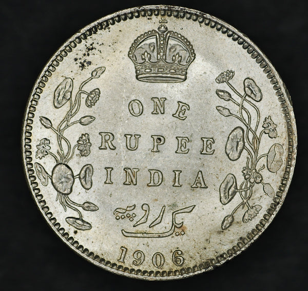 India. Rupee. 1906