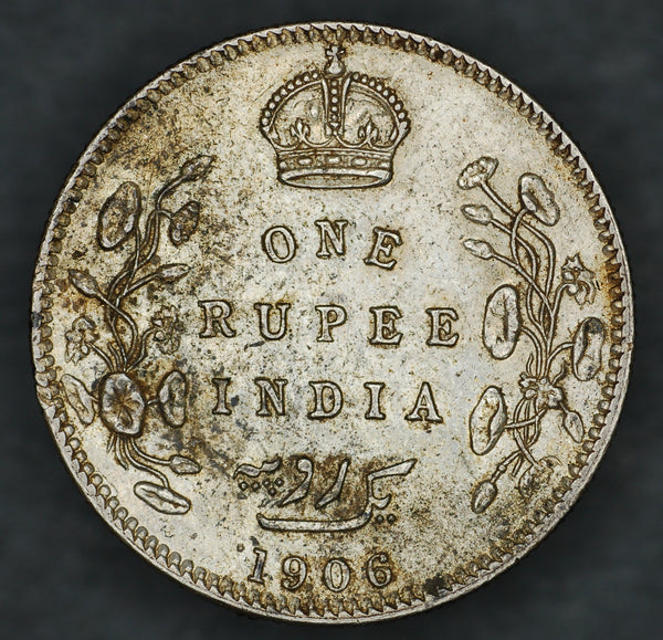 India. Rupee. 1906