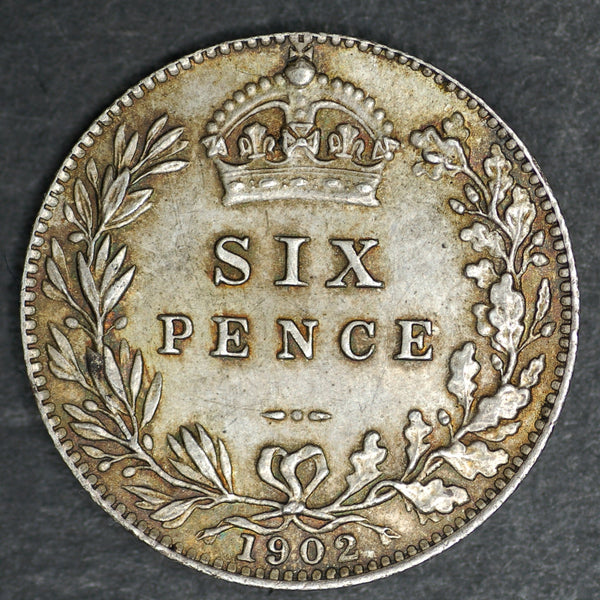 Edward VII. Sixpence. 1902.
