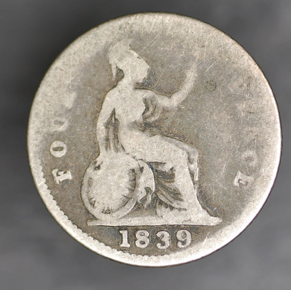 Victoria. Fourpence. 1839.