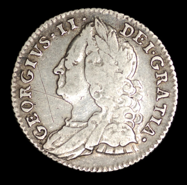 George II. Sixpence. 1757