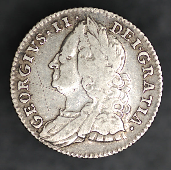 George II. Sixpence. 1757