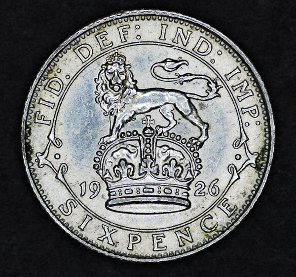 George V. Sixpence. 1926