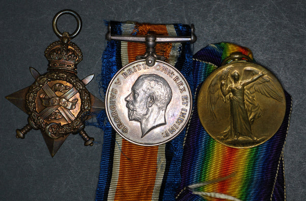 WW1 1914 'Mons' Trio. Lenton. RFA.